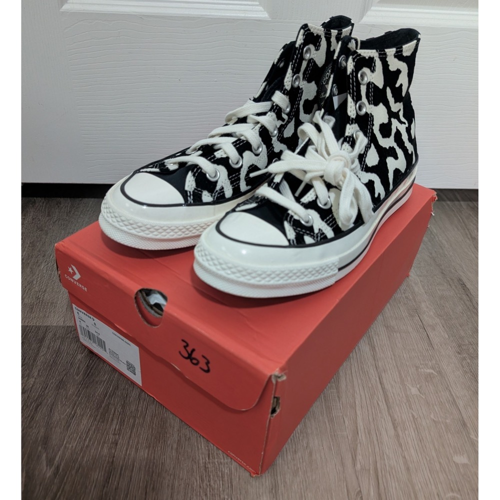 New Women CONVERSE Chuck 70 HI Leopard Remix A12350C Shoes Size 8
